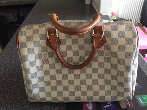 louis vuitton vintage speedy 30 azure du 2087|Authentic Vintage Louis Vuitton Damier Ebene Speedy 30 .